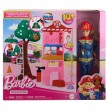 Barbie Firefighter Playset with Blonde Fashion Doll, Fire Station, 2 Pets & 10+ Accessories