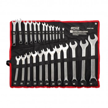 AWTOOLS KLUCZ P ASKO-OCZKOWY KPL.25szt. /6mm-36mm BLACK LINE