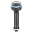 Manhattan Wireless 2D Handheld Barcode Scanner, 250mm Scan Depth, up to 80m effective range (line of sight), Max Ambient Light 100,000 lux (sunlight), Black, Charging cable (USB-A to USB-C into device) 1m included, Three Year Warranty