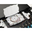 Equip 12-Port Fiber Optic Splice Box, SC Duplex, OM3, 1U, Equipped, Black