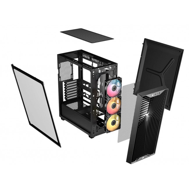 Corsair 3200D RS ARGB Mid-Tower Black Case Corsair 3200D RS ARGB Mid-Tower Black Case