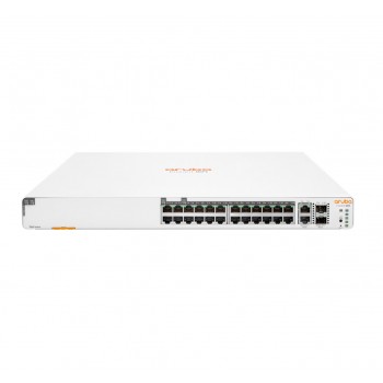 Hewlett Packard Enterprise Aruba Instant On 1960 24G 20p Class4 4p Class6 PoE 2XGT 2SFP+ 370W Managed L2+ Gigabit Ethernet (10/100/1000) Power over Ethernet (PoE) 1U White