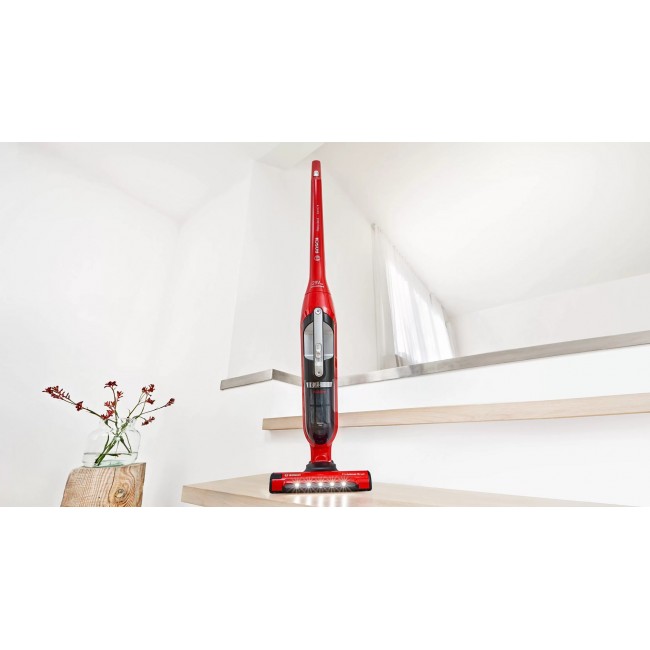 Bosch Serie 4 BBH3ZOO28 stick vacuum/electric broom Battery Dry Bagless 0.4 L Red 2.15 Ah