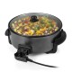 Tristar | Multifunctional grill pan XL | PZ-9135 | Diameter 30 cm | Grill | 1500 W | Lid included | Fixed handle | Black Tristar | Multifunctional grill pan XL | PZ-9135 | Diameter 30 cm | Grill | 1500 W | Lid included | Fixed handle | Black