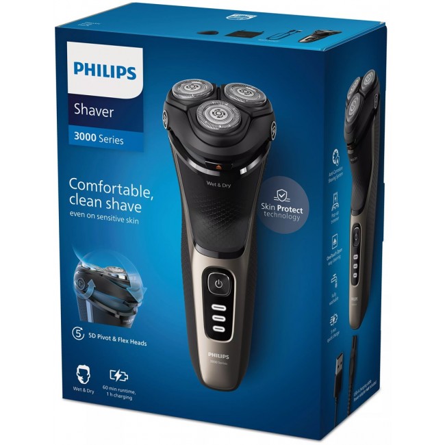 Philips Shaver 3000 Series S3242/12 Wet & Dry Electric Shaver Philips Shaver 3000 Series S3242/12 Wet & Dry Electric Shaver