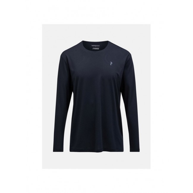 T-shirt Peak Performance M Delta Ls Tee, black T-shirt Peak Performance M Delta Ls Tee, black