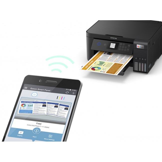 Printer Epson EcoTank ET-2850 3in1 Inkjet A4 WiFi/WLan Duplex