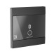 AUDAC WP220/B wall plate/switch cover Black