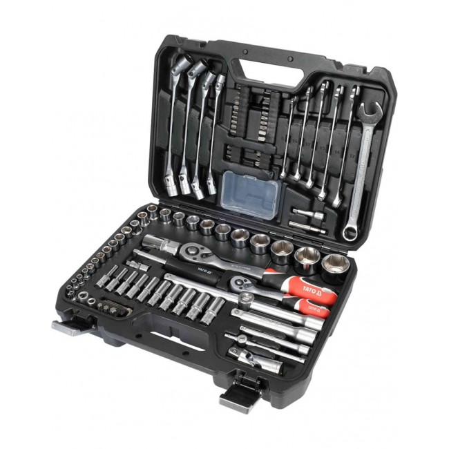 TOOL SET 1/4 , 1/2 KPL 93PCS YT-38784 YATO TOOL SET 1/4 , 1/2 KPL 93PCS YT-38784 YATO