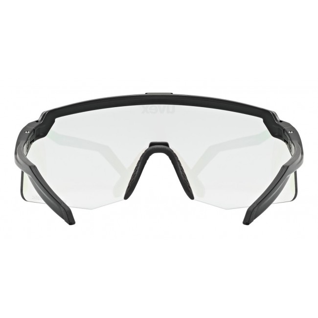 Uvex 5330842204 sports glasses Unisex Semi rimless Black Interchangeable lenses