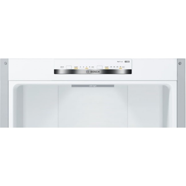 Bosch Serie 4 KGN39VIEB Fridge-Freezer Freestanding 368 L E Stainless Steel