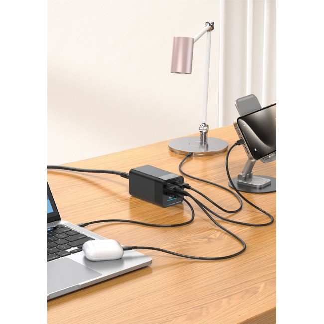 eSTUFF ES635200 mobile device charger Laptop Black AC Fast charging Indoor eSTUFF ES635200 mobile device charger Laptop Black AC Fast charging Indoor