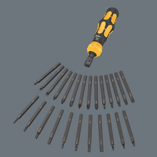 Impact driver set Wera 18pcs case Kraftform