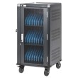 Manhattan Laptop Charging Cart/Trolley via AC Adapter (EU) 30-bay, Install device's AC Adapter (power cables) into unit, Suitable for ALL laptops (to 16