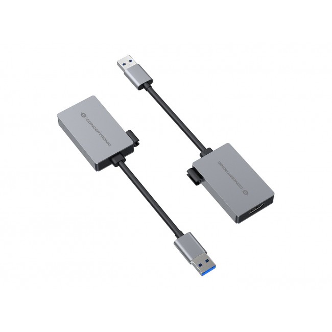 Conceptronic ABBY22G USB to HDMI 1.4 Adapter, 1080P 60Hz