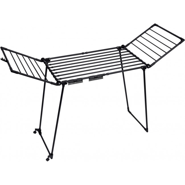 PROMIS MONZA clothes dryer, extendable + 2 wings, large, black