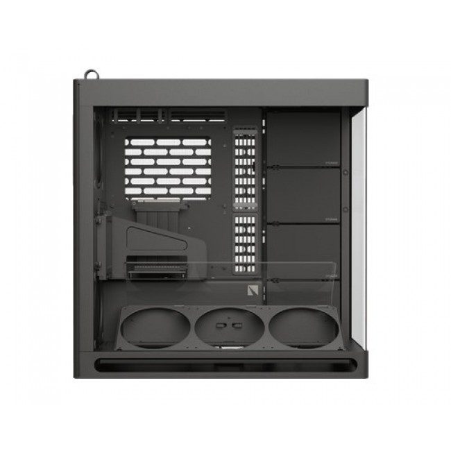 HAVN HS 420 VGPU PC Case, Midi-Tower, E-ATX, Tempered Glass, PCIe 5.0 Riser Cable - black