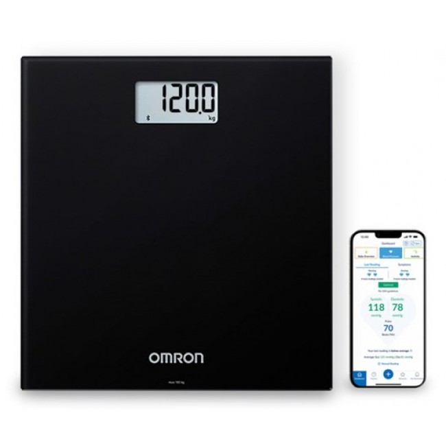 Omron HN300T2 Intelli IT Rectangle Black Electronic personal scale