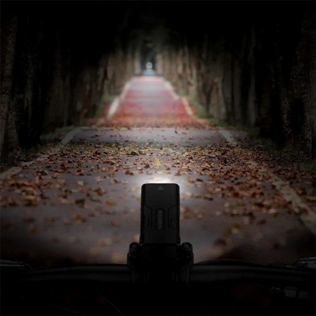 Rockbros Bike light with power bank function + USB-C to USB-A cable, 850 lm, black Rockbros Bike light with power bank function + USB-C to USB-A cable, 850 lm, black
