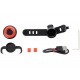 Rockbros Q5 black rear bicycle light with intelligent STOP system Rockbros Q5 black rear bicycle light with intelligent STOP system