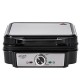 Adler AD 3083 waffle iron 4 waffle 1800 W Black, Silver Adler AD 3083 waffle iron 4 waffle 1800 W Black, Silver