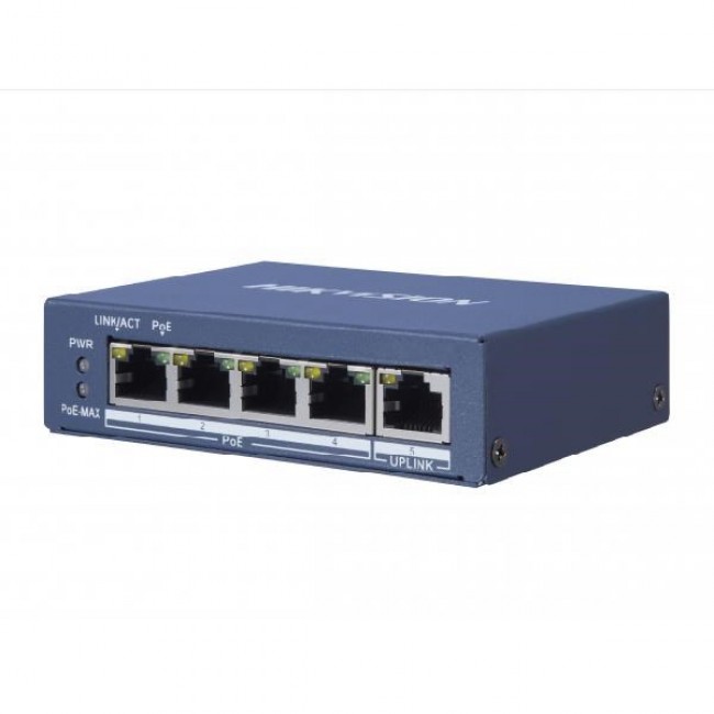 Hikvision DS-3E0505HP-E network links Non-managed Gigabit Ethernet (10/100/1000) PoE support Blue Hikvision DS-3E0505HP-E network links Non-managed Gigabit Ethernet (10/100/1000) PoE support Blue