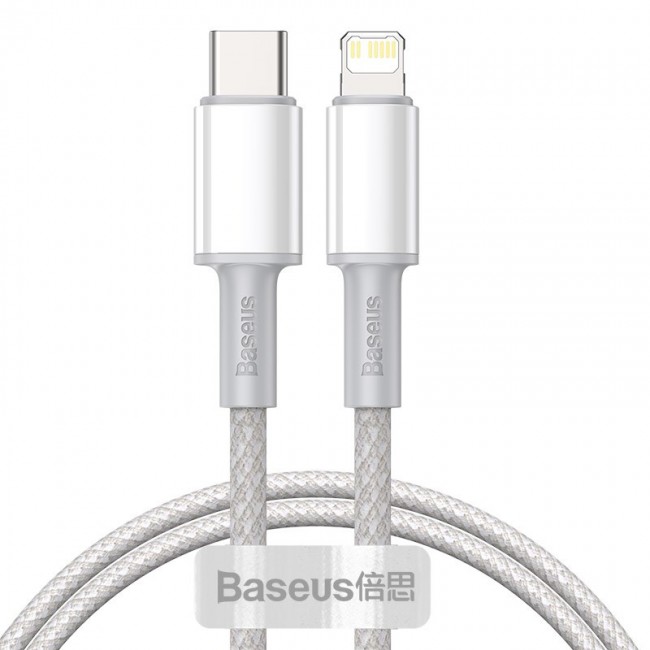 Baseus CATLGD-02 lightning cable 1 m White Baseus CATLGD-02 lightning cable 1 m White