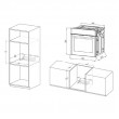 MPM-63-BO-30 built-in electric oven Black