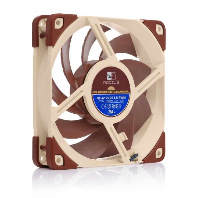 Noctua NF-A12x25 Computer case Fan 12 cm Beige, Brown Noctua NF-A12x25 Computer case Fan 12 cm Beige, Brown