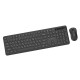 Gembird KBS-WPS-01-W Slim Pro Business wireless desktop set, black, RU layout