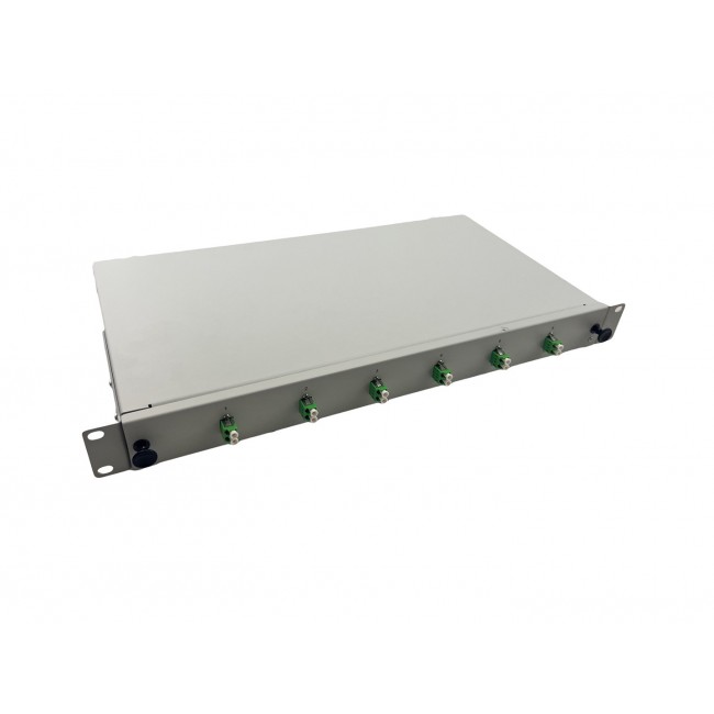 Helos 375550 rack cabinet 1U Grey