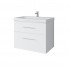 Cabinet with washbasin SA63-2 white