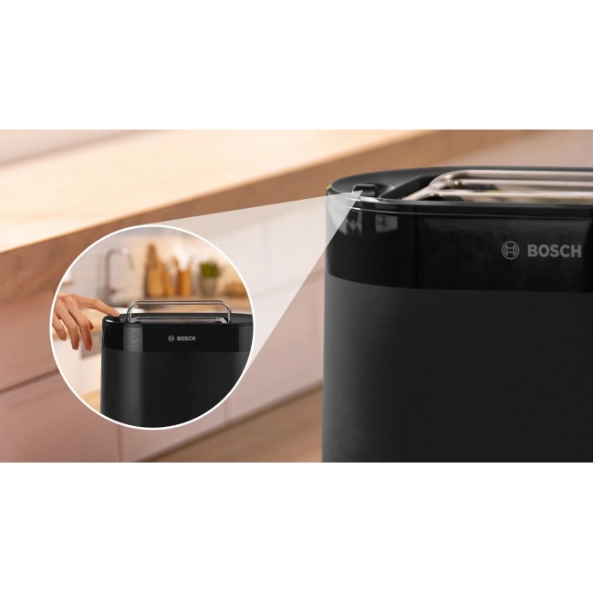 Bosch TAT2M123 toaster 2 slice(s) 950 W Black Bosch TAT2M123 toaster 2 slice(s) 950 W Black