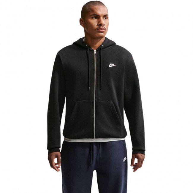 Bluza męska Nike Club BB FZ Hoodie czarna FN3861 010 L