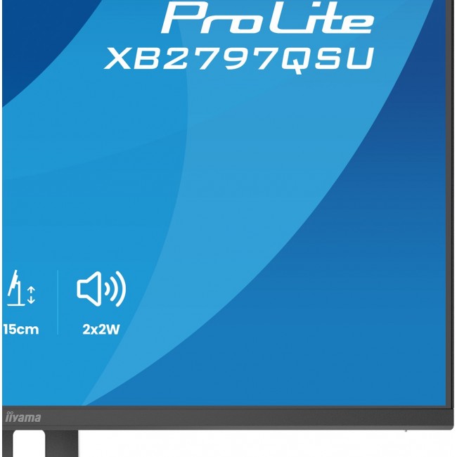 iiyama ProLite XB2797QSU-B1 computer monitor 68.6 cm (27 iiyama ProLite XB2797QSU-B1 computer monitor 68.6 cm (27