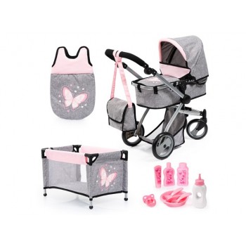 Bayer Doll's pram, crib City Star Mega set 18333AB