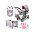 Bayer Doll's pram, crib City Star Mega set 18333AB