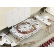 Equip 24-Port Fiber Optic Splice Box, LC Duplex, OM4, 1U, Equipped, Grey