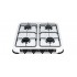 Promis KG400B hob white Countertop Gas 4 zone(s)