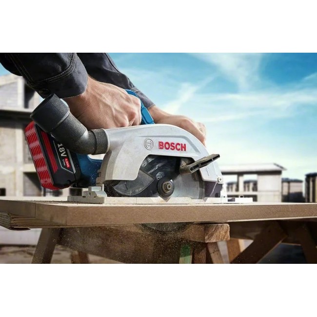 Bosch GKS 185-LI 16.5 cm Black, Blue, Grey 5000 RPM