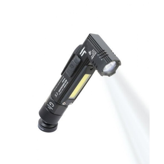 TROIKA ECO KNICKLICHT Black Hand flashlight + Headband flashlight COB LED TROIKA ECO KNICKLICHT Black Hand flashlight + Headband flashlight COB LED