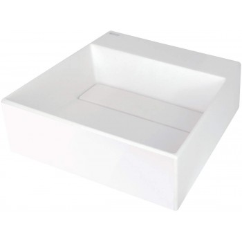 Granite countertop washbasin with a place for a tap - with a grille
