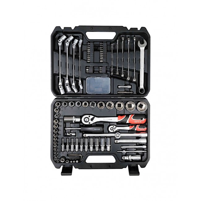 TOOL SET 1/4 , 1/2 KPL 93PCS YT-38784 YATO TOOL SET 1/4 , 1/2 KPL 93PCS YT-38784 YATO