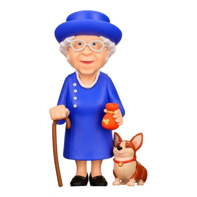 MINIX QUEEN ELIZABETH - QUEEN ELIZABETH II WITH CORGI
