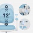 Junior 3.6 Blue swivel chair