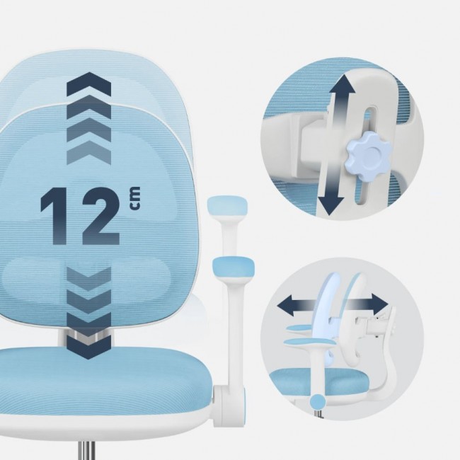 Junior 3.6 Blue swivel chair