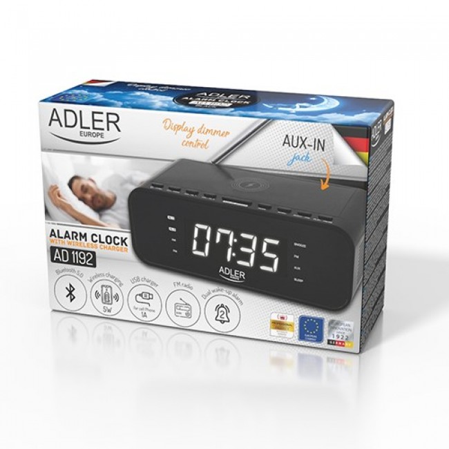 ADLER AD 1192b radio alarm clock black ADLER AD 1192b radio alarm clock black