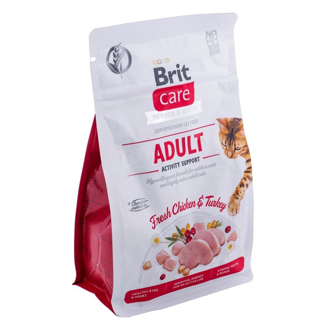 BRIT Care Grain Free Activity Support Adult - dry cat food - 400 g