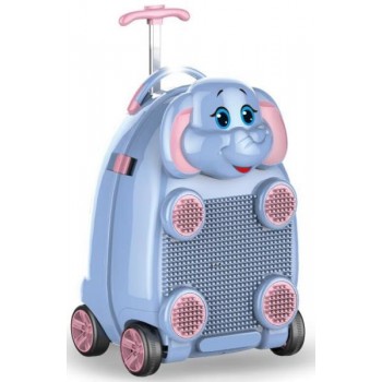 Building blocks plus travel suitcase for kids Elephant 3D 1091710