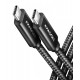 Axagon BUCM4X-CM10AB USB cable USB 3.2 Gen 2x2 1 m USB C Black